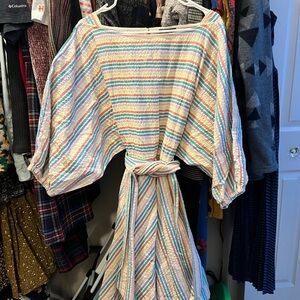 J. Crew Pastel Striped Dress